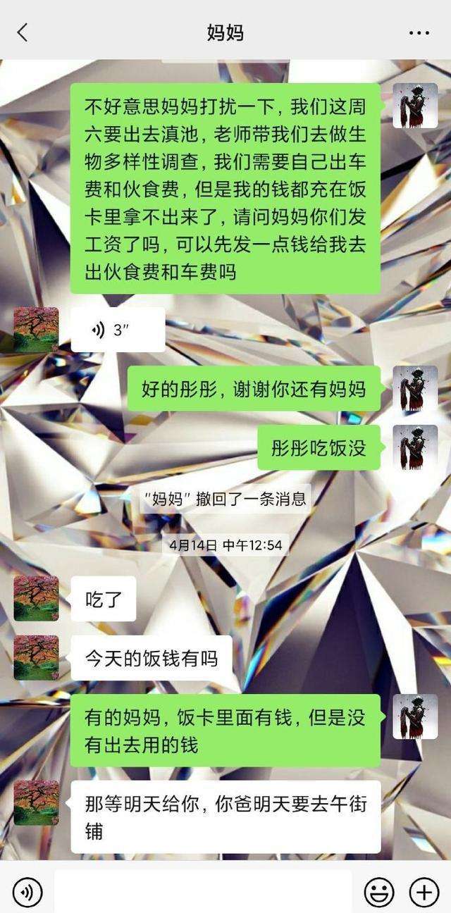 妈妈和我同事聊天记录(妈妈喜欢看我和同学的聊天记录怎么办)