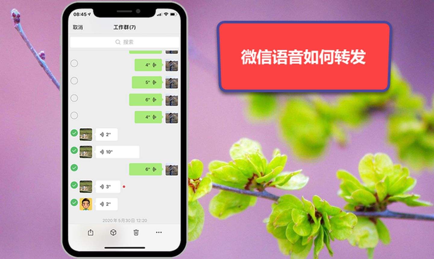 转发朋友的语音聊天记录(微信如何转发语音聊天记录给朋友)
