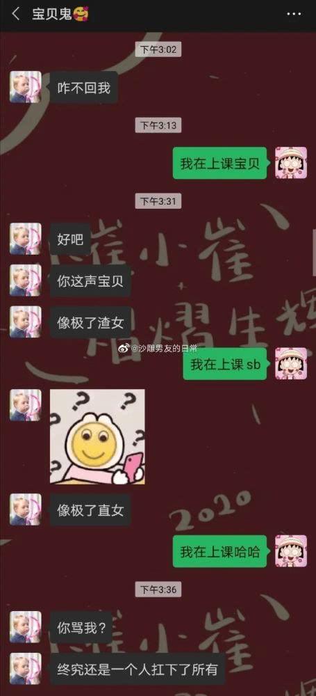 关于作死撩班长聊天记录的信息