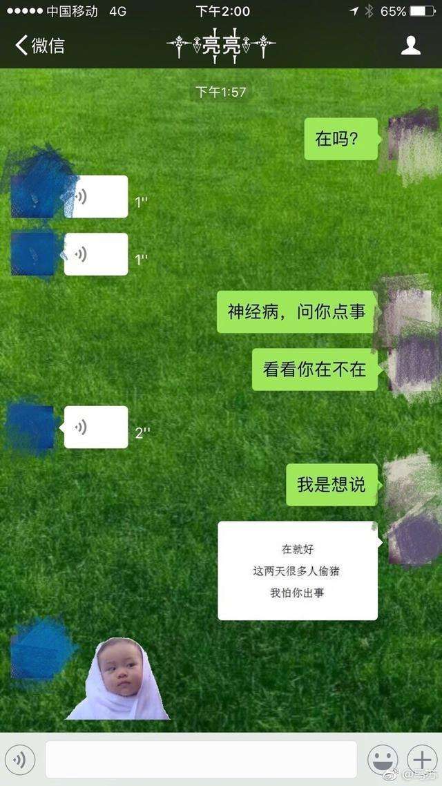 一段朋友之间的聊天记录的简单介绍