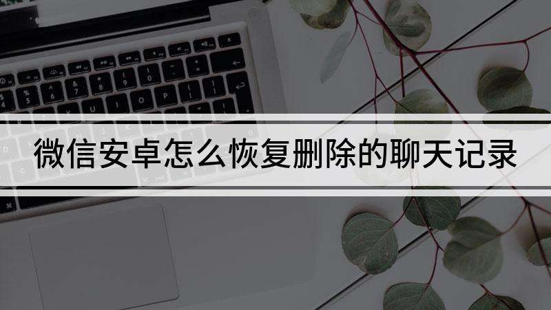 安卓聊天记录删除怎么能找不到(安卓删除聊天记录后可以找回吗)